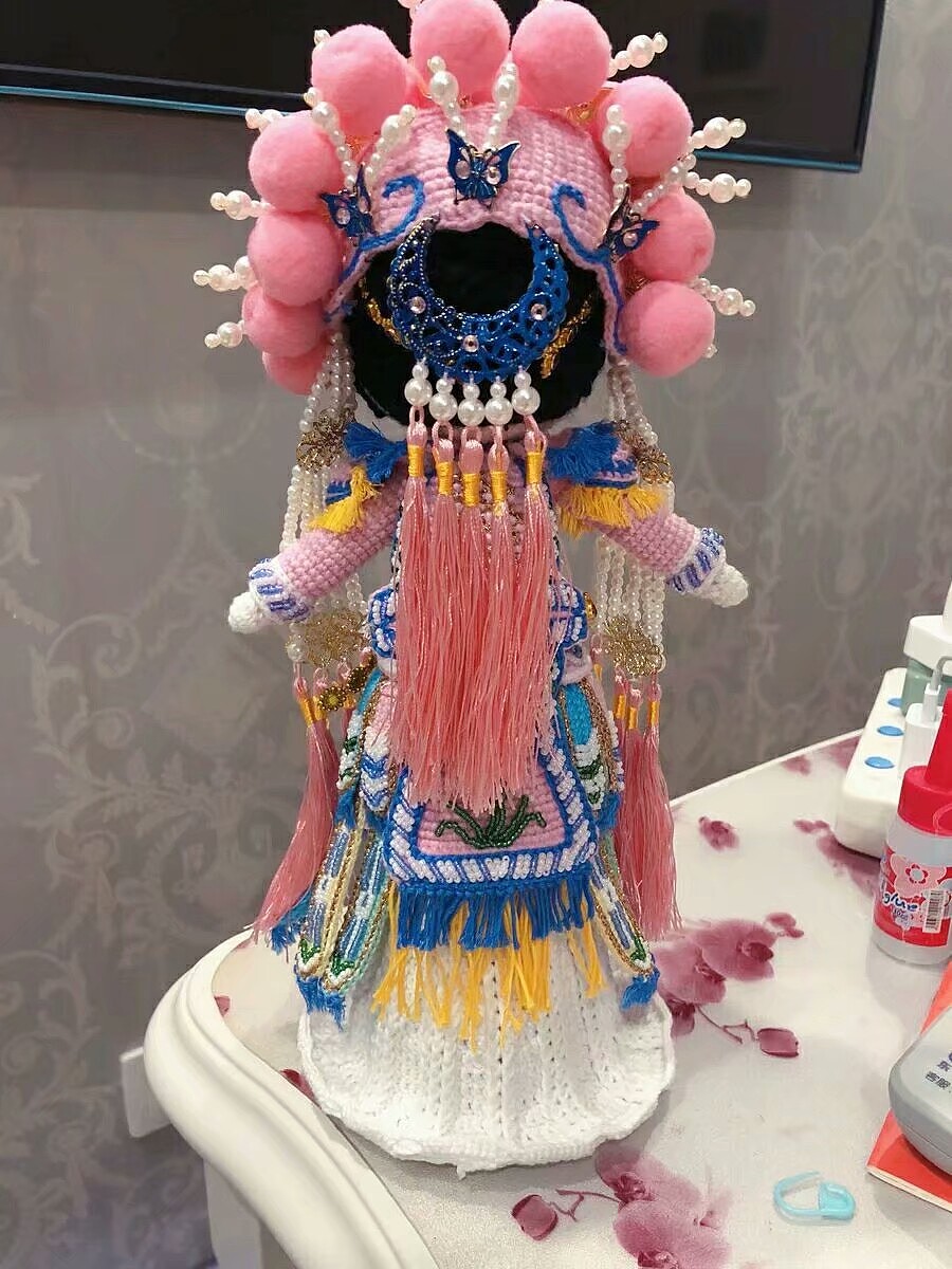 京剧穆桂英针织玩偶🌸（图ZMTM3MTQ0ODYw） - 其他手工艺 - 站酷设计师洮知了原创素材 - 站酷ZCOOL