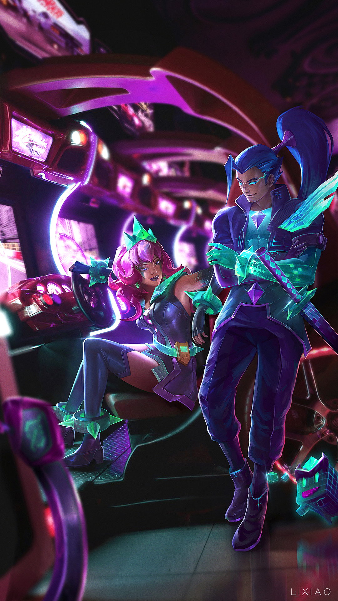 英雄联盟电玩皮肤系列 宣传插画（图ZMTY0Nzk0ODY4） - 商业插画 - 站酷设计师ShawnLee不改行原创素材 - 站酷ZCOOL