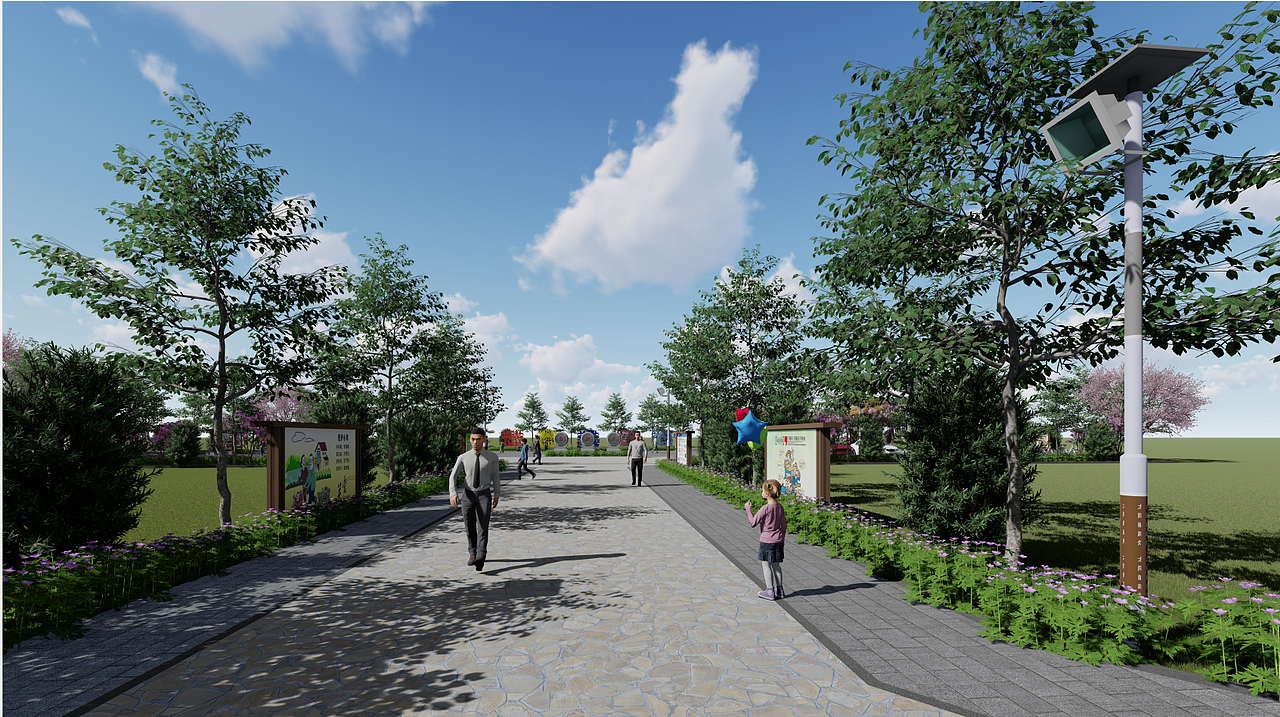 乡村广场（图ZMjU2OTIyMzky） - 景观设计 - 站酷设计师蒋荣荣原创素材 - 站酷ZCOOL