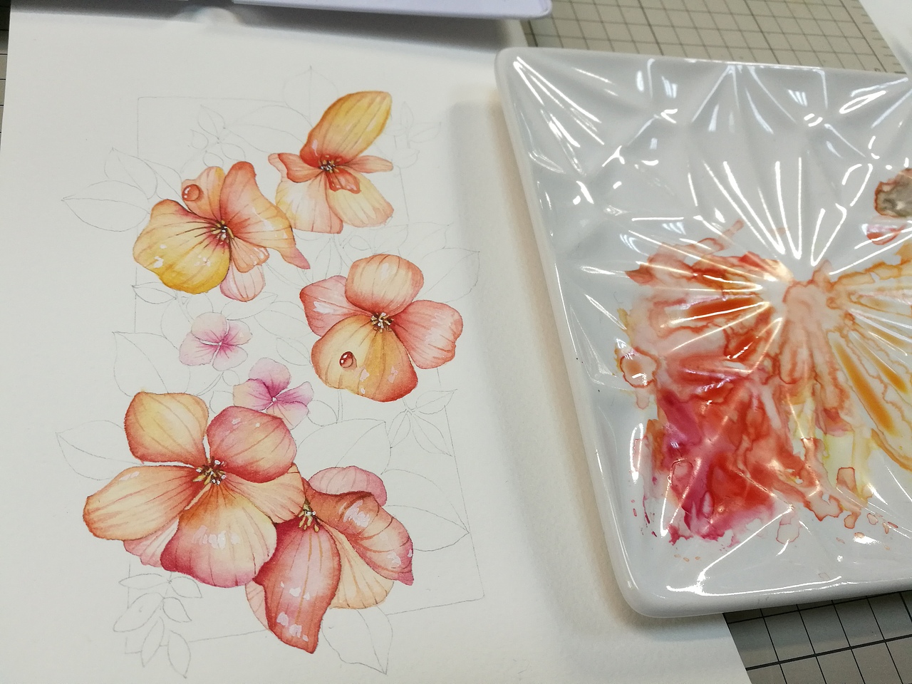 水彩画花（图ZOTM1MDg1MzI=） - 创作习作 - 站酷设计师ArleneC原创素材 - 站酷ZCOOL