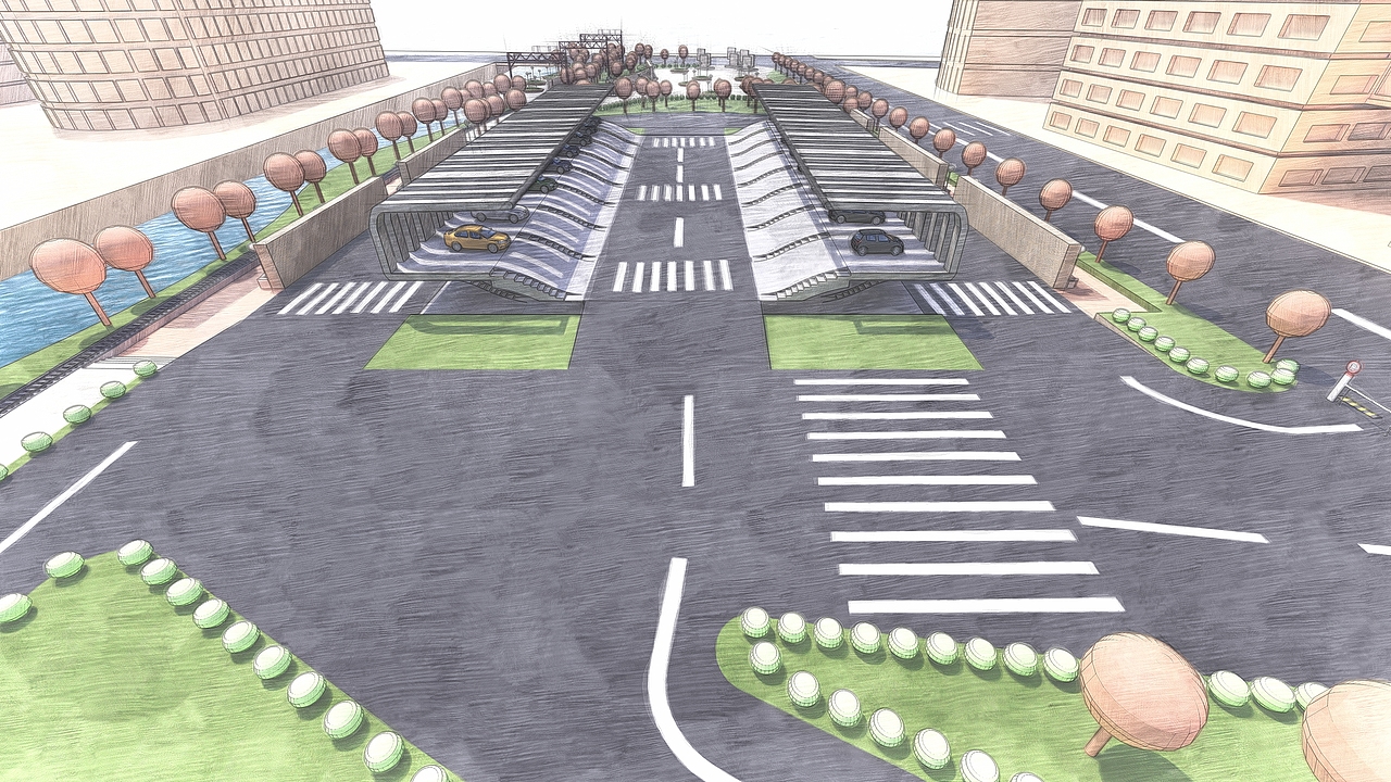 车水马龙——闸北区景观设计