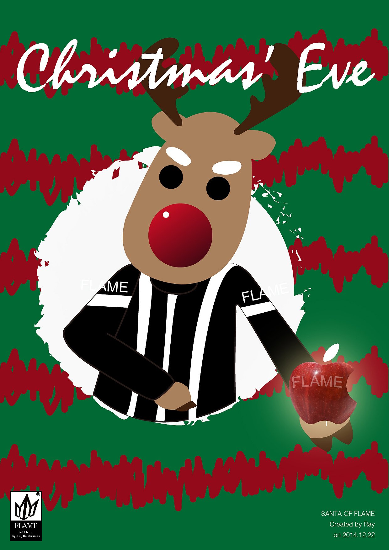 FLAME-节日海报（图ZMjU1MjUyMDA=） - 海报 - 站酷设计师RayLiang原创素材 - 站酷ZCOOL