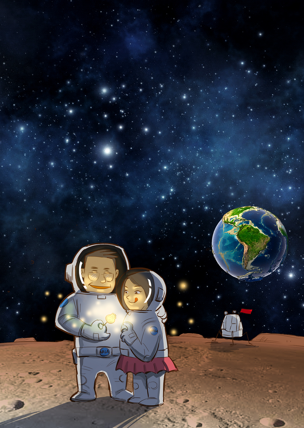 星际穿越|插画|商业插画|seezr - 原创作品 - 站酷 (zcool)