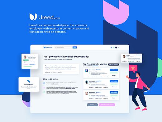 Ureed UI/UX Design.