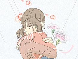 母亲节#说爱她吧#系列海报