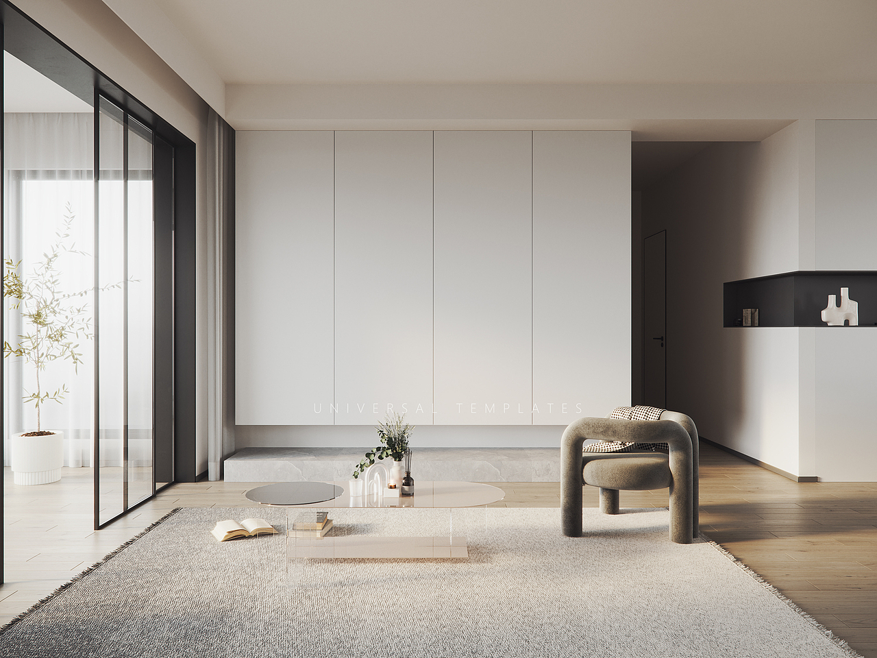 现代空间表现（图ZMjQ1Mzk5ODc2） - 家装设计 - 站酷设计师憨豆呀原创素材 - 站酷ZCOOL