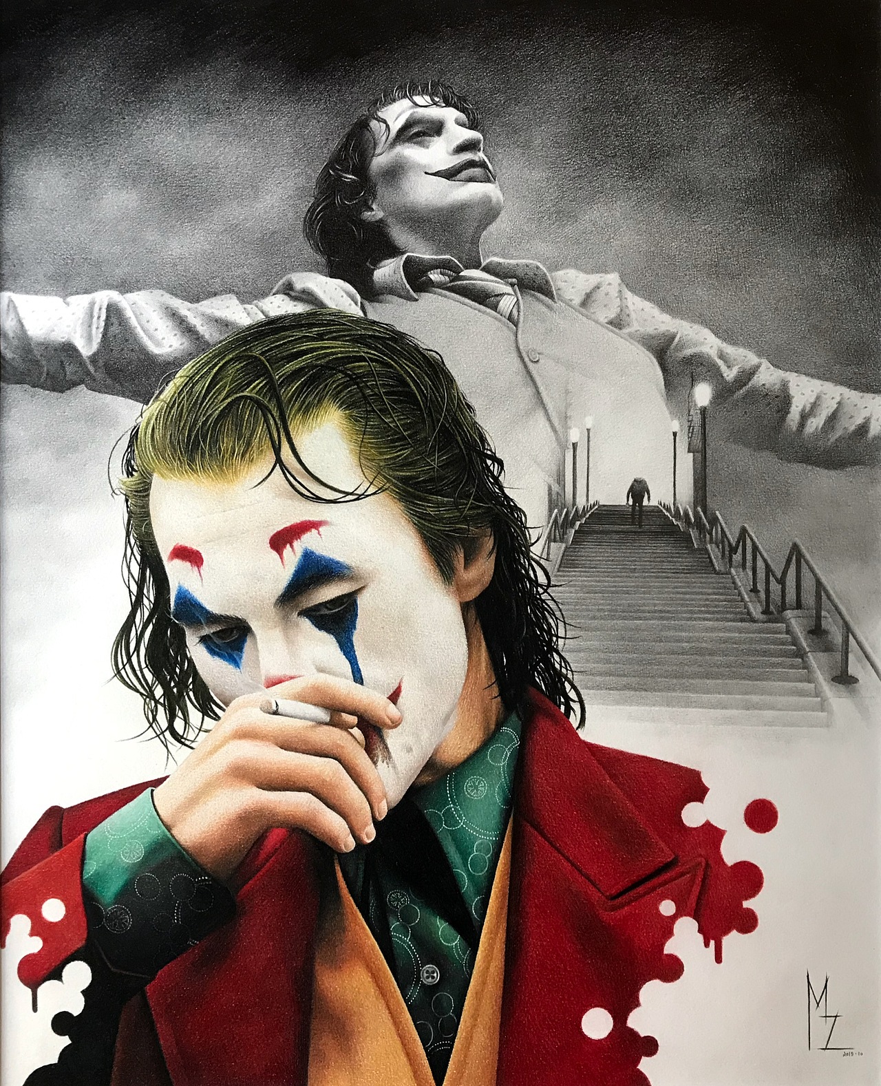 mz彩铅手绘callmejoker