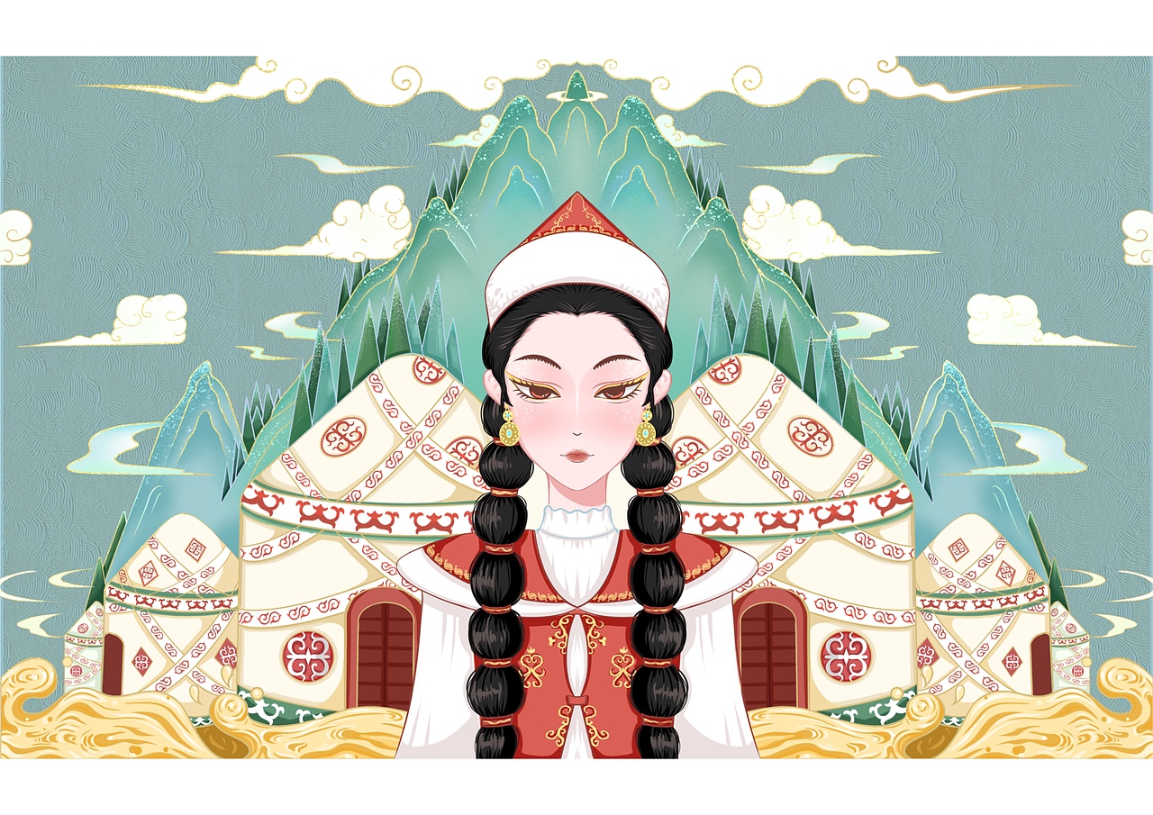 民族风插画（图ZMjc3MTQzODc2） - 图案 - 站酷设计师陈火火2436原创素材 - 站酷ZCOOL