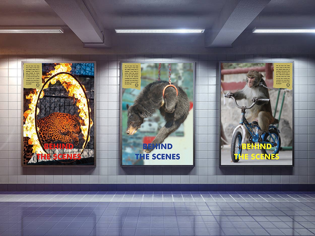 拒绝虐待性动物表演 公益广告（图ZMTg2ODQzNjQ4） - 海报 - 站酷设计师海贼王的腹肌原创素材 - 站酷ZCOOL