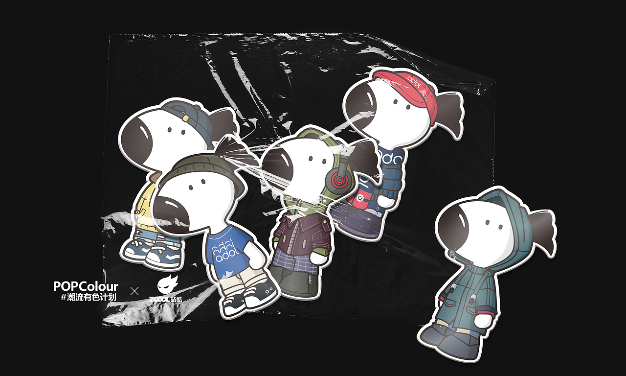 华晨明2021设计作品集下(卡通形象&插画标志)