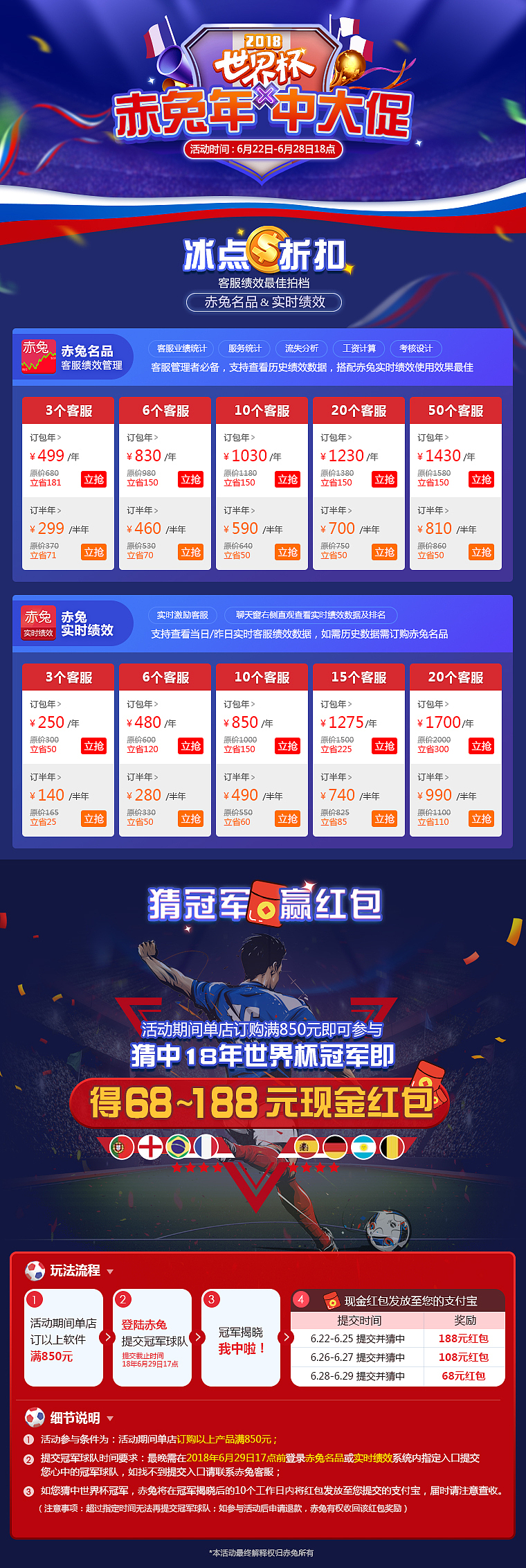 赤兔名品年终大促海报专题页