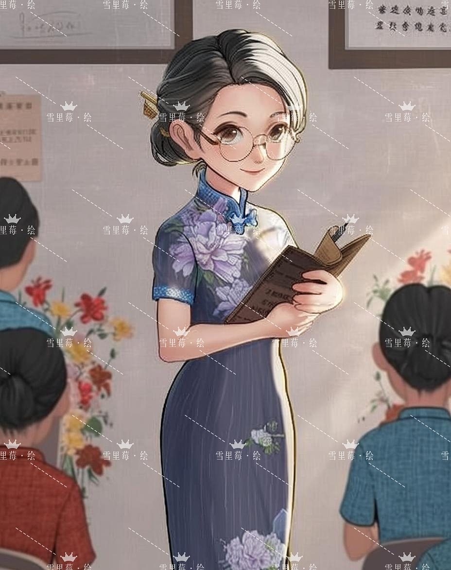 2024·9·10教师节插画特辑（aigc-古风）（图ZMzc2OTM2NjUy） - AI作品 - 站酷设计师雪里莓工作室原创素材 - 站酷ZCOOL