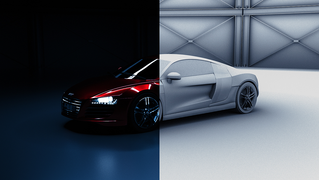 AuDi R8/汽车建模