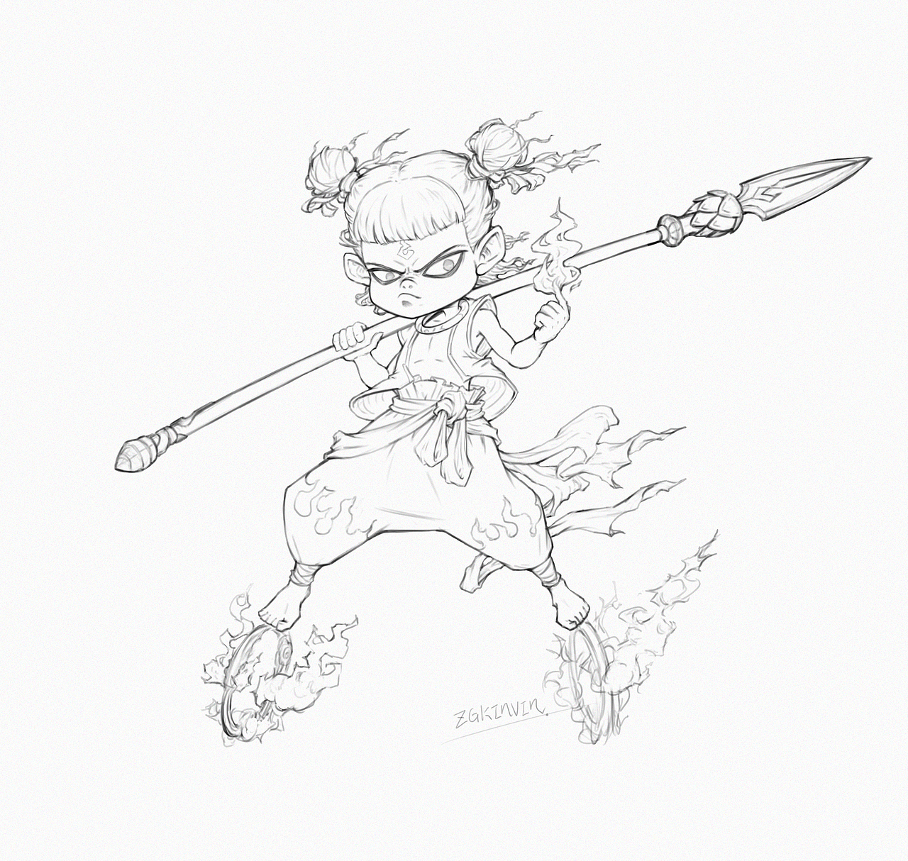 哪吒魔童降世（图ZMTgxNzIzNzg0） - 商业插画 - 站酷设计师zgkinvin原创素材 - 站酷ZCOOL