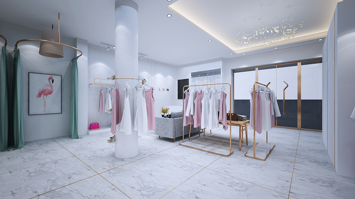 服装店效果图（图ZMTczNTk2Njk2） - 家装设计 - 站酷设计师艺汇设计原创素材 - 站酷ZCOOL