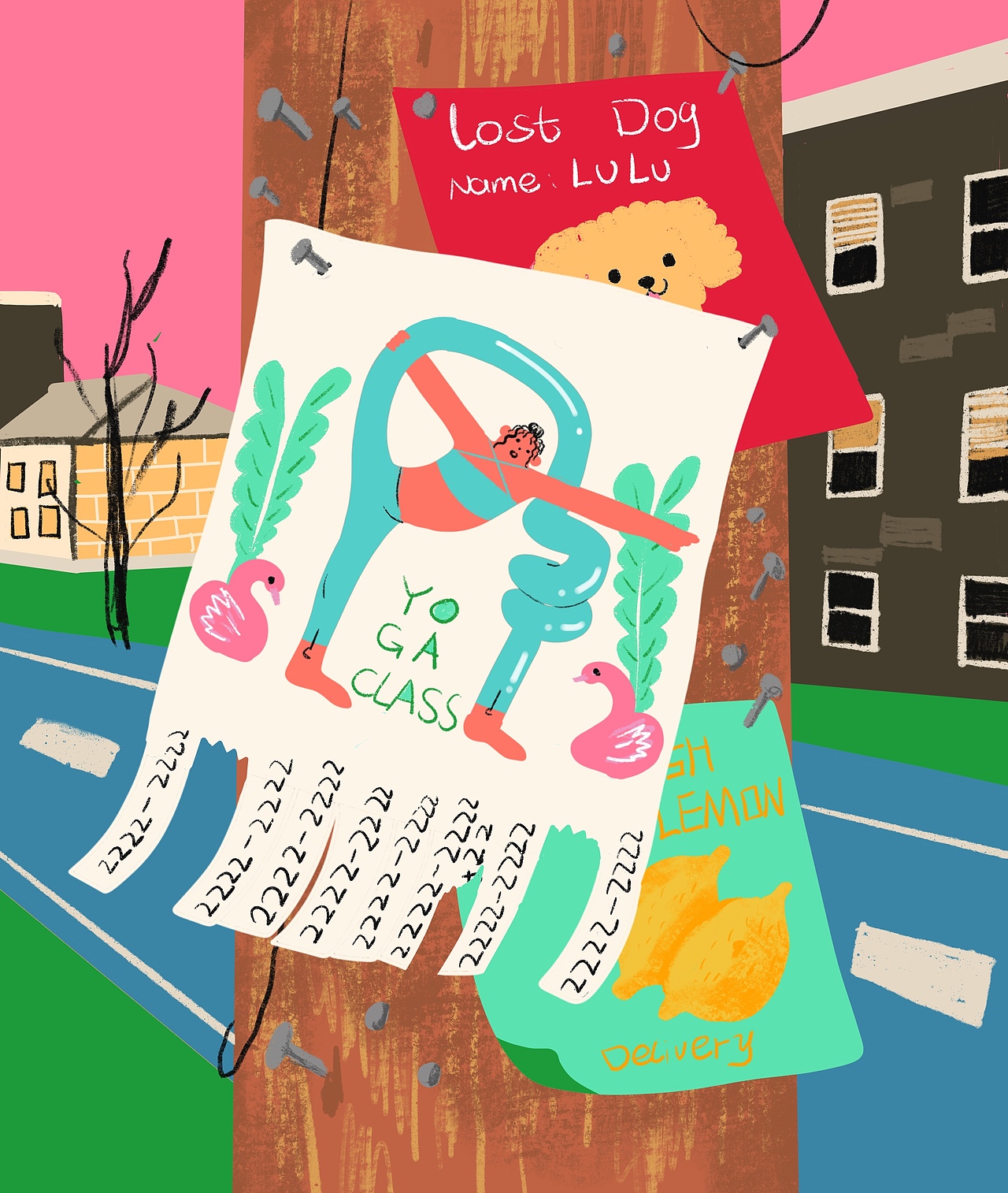 voicer线上杂志lululemon插画约稿（图ZMjY4NzYyNjMy） - 商业插画 - 站酷设计师小结核ya原创素材 - 站酷ZCOOL