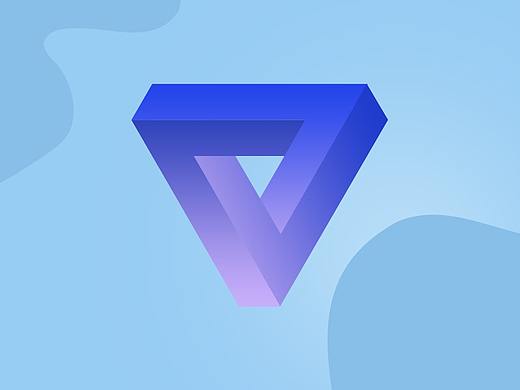 ps制作悖论三角及2.5D插画