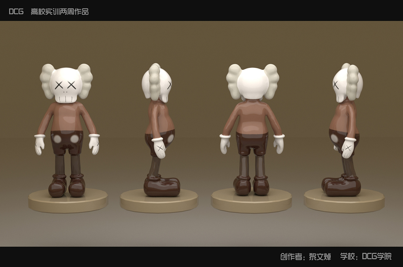 【q版手办角色模型】|三维|动画/影视|dcg学院 - 原创作品 - 站酷