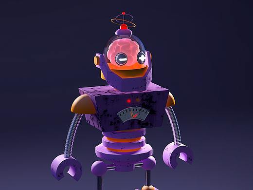 C4D卡通人物模型