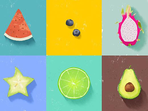 水果插畫（個(gè)人主頁-ZNDUyMDI4NTY=） - 商業(yè)插畫 - 站酷設(shè)計(jì)師HLLPP原創(chuàng)素材 - 站酷ZCOOL