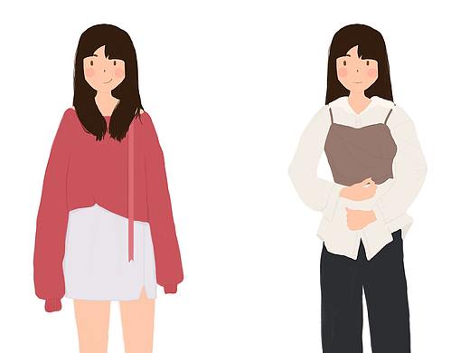 女孩的换装游戏（个人主页-ZMzg1MDU0MDQ=） - 创作习作 - 站酷设计师鱼鱼鱼鱼岈原创素材 - 站酷ZCOOL