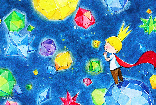 cherryni的《小王子》|插画|艺术插画|倪小婷cherryni - 原创作品