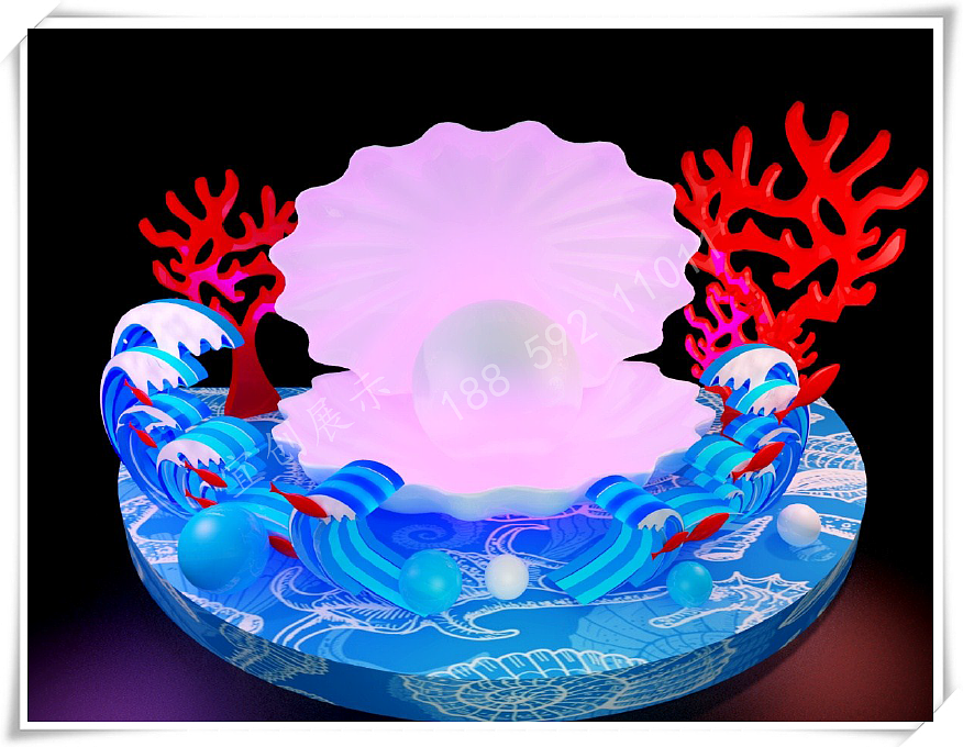 商业地产百货购物中心夏季海洋主题商场美陈装饰主题设计制作分享（图ZMjk0MjUwOTI=） - 展陈设计 - 站酷设计师橱窗制造者原创素材 - 站酷ZCOOL