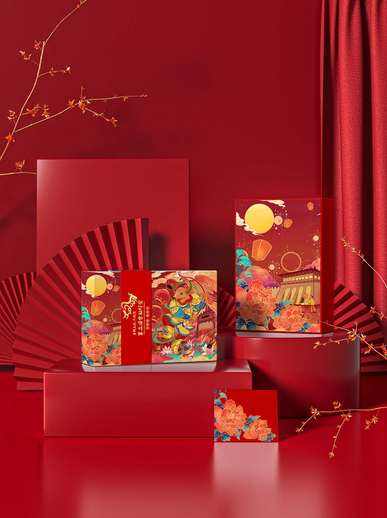 牛年大吉|2021西安大明宫国家遗址公园灯会（图ZMjQ1NDYzOTMy） - 商业插画 - 站酷设计师妮可Nikoo原创素材 - 站酷ZCOOL