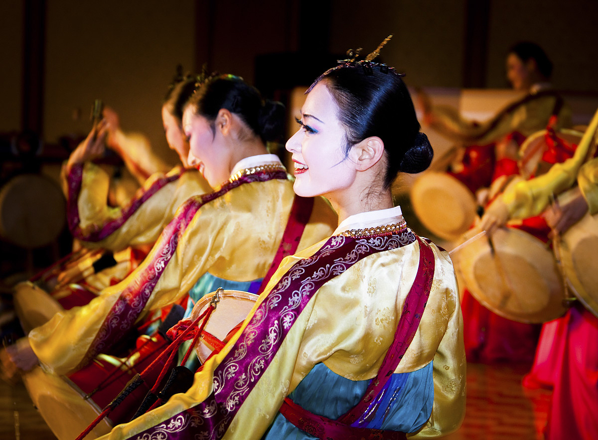 人文摄影鹤步柳手韩国舞