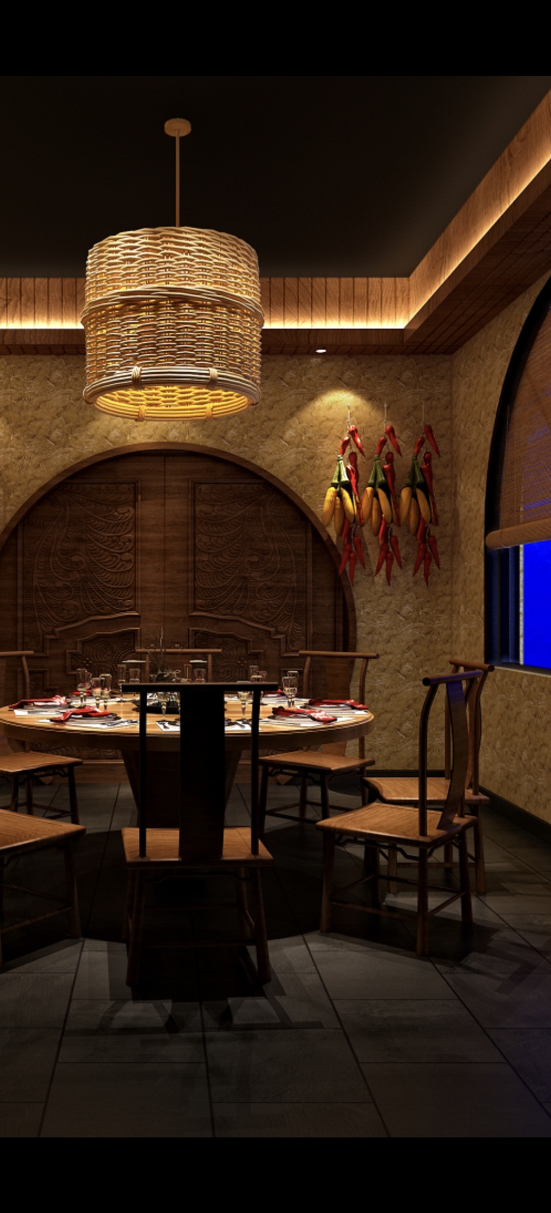 湘菜馆餐厅独立包间空间设计，线象空间之禧上装饰全案（图ZMzA4NTc4NTg4） - 酒店餐饮设计 - 站酷设计师商业设计李俊杰原创素材 - 站酷ZCOOL
