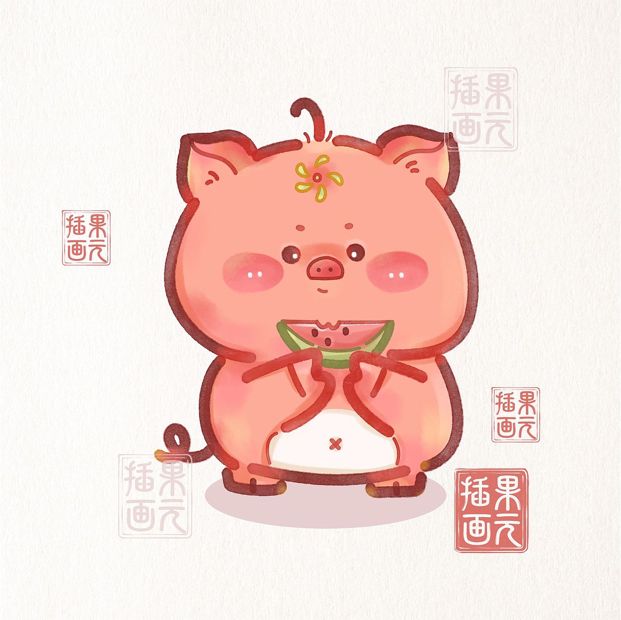 十二生肖合集（图ZMzY1ODkzOTIw） - 儿童插画 - 站酷设计师果元插画原创素材 - 站酷ZCOOL