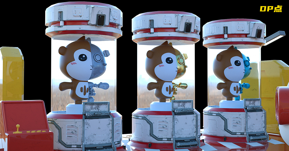 国潮IP悟多多-悟π星球机甲潮艺主题展（图ZMjMxMDMwOTg0） - 动画/影视 - 站酷设计师栋漫文创原创素材 - 站酷ZCOOL