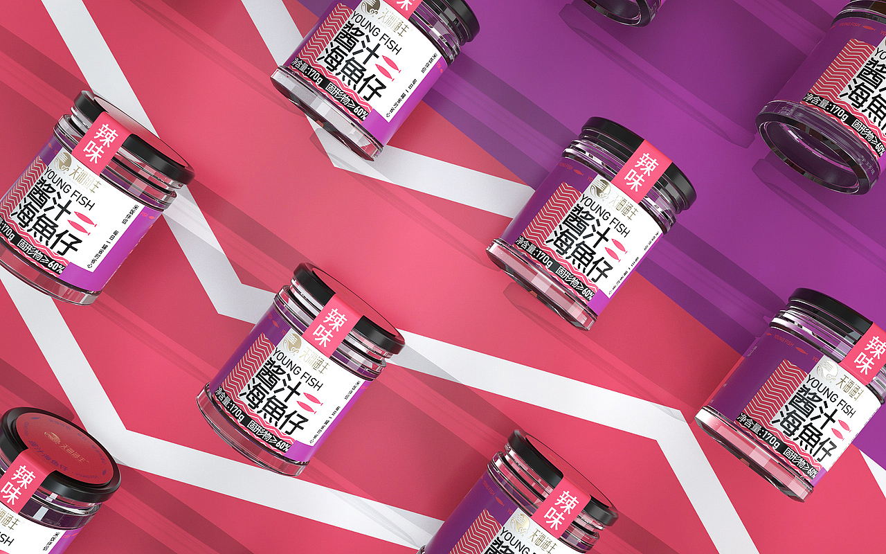 《天海渔丰》海鲜酱 老干妈 调味料 沙拉酱（图ZMjQ5ODA5NDEy） - 包装 - 站酷设计师我叫小吉他原创素材 - 站酷ZCOOL