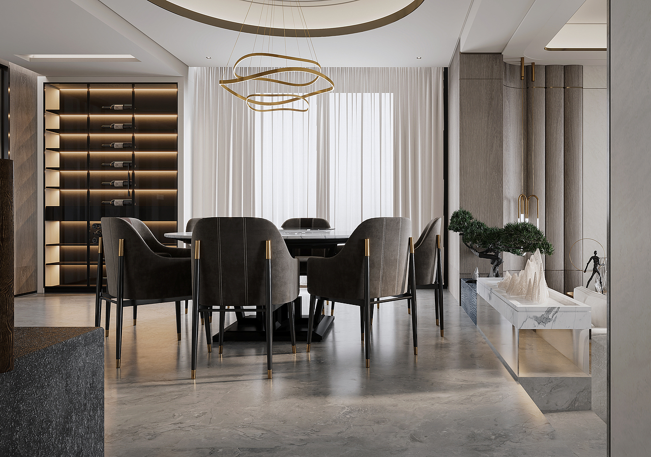 現(xiàn)代港式輕奢（圖ZMjIyNjc5NTM2） - 家裝設(shè)計 - 站酷設(shè)計師筱雨xiaoyu原創(chuàng)素材 - 站酷ZCOOL