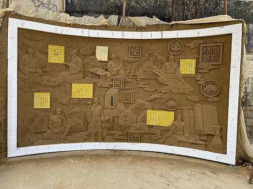 中医望闻问切浮雕设计制作公司