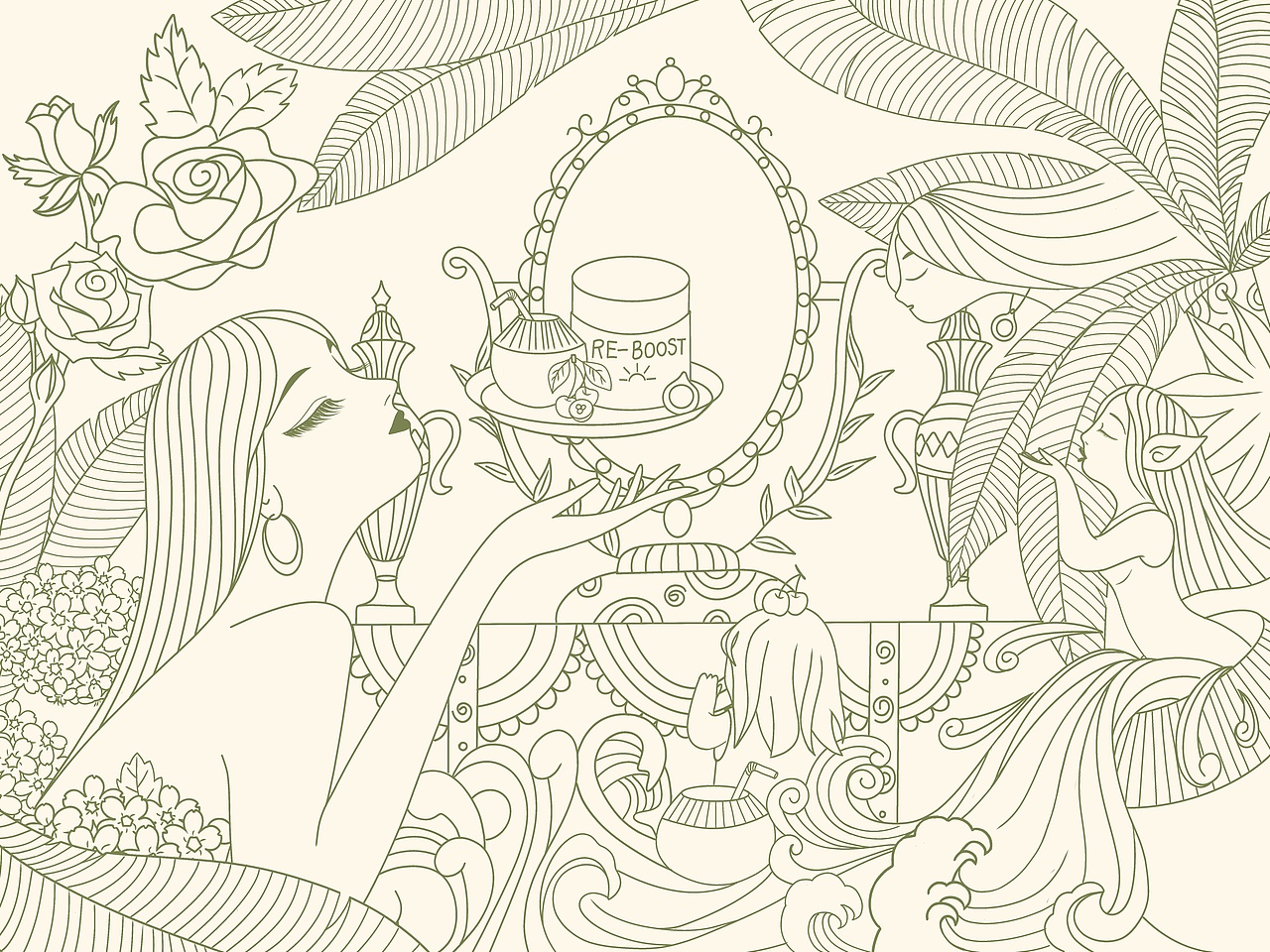 #my CLARINS 寻找天然好食肌#美肌茶话会