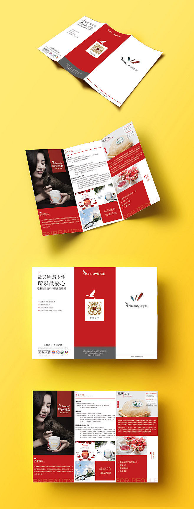 鲜炖燕窝三折页