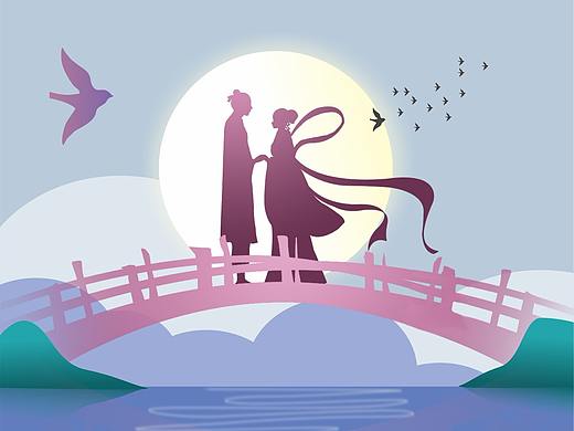 七夕节海报