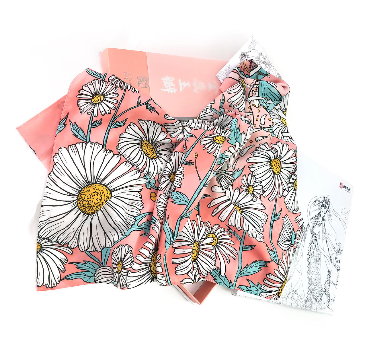 滁州文创-金蕊玉瓣丝巾礼盒（图ZMjA4OTAwODg4） - 生活用品 - 站酷设计师鱼尾vivi原创素材 - 站酷ZCOOL