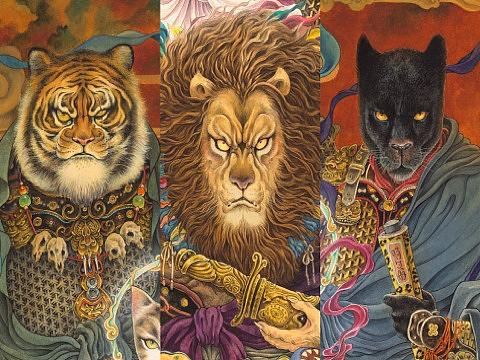 《猫观音》渣熊作，重画3遍的图