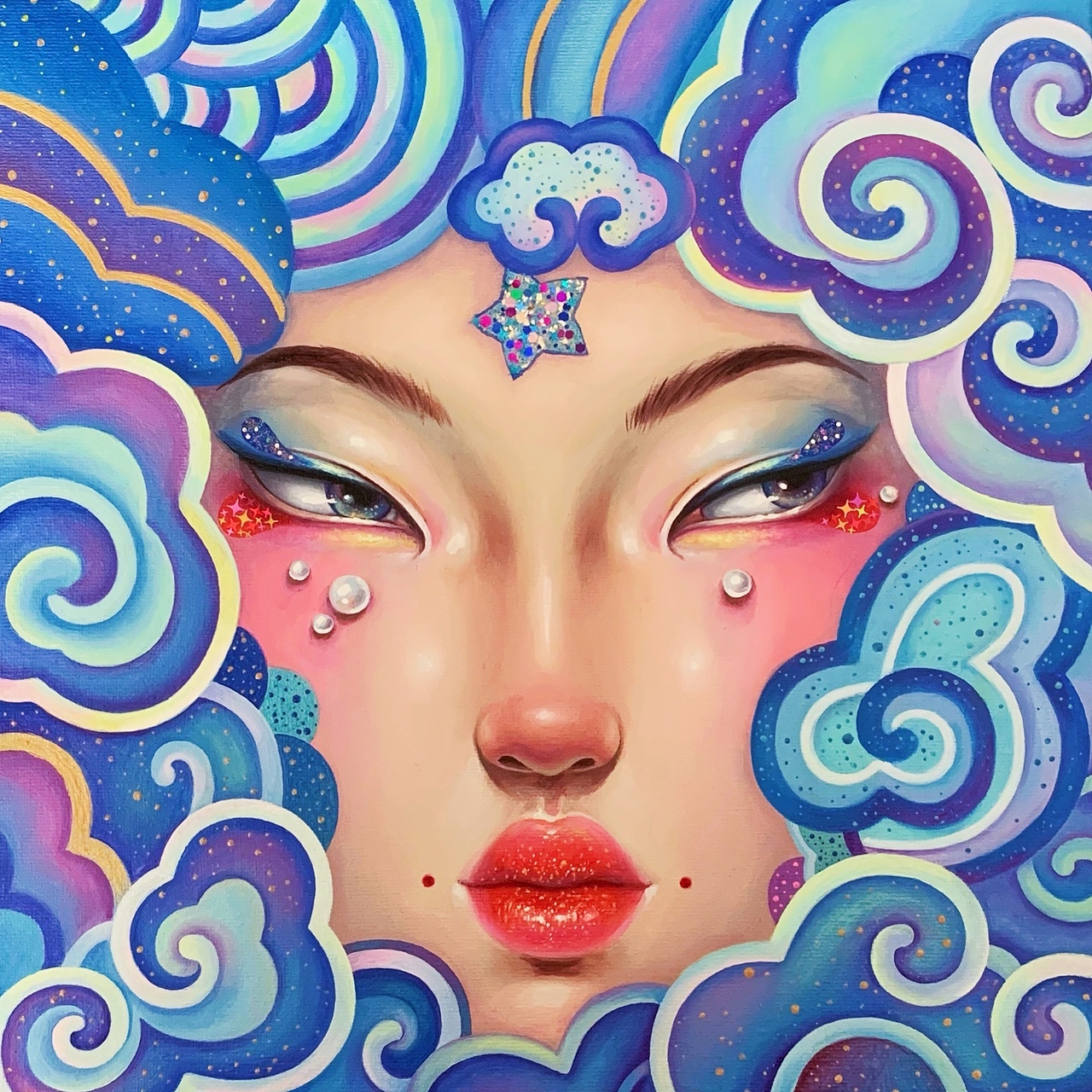 你是天空中最闪亮的🌟