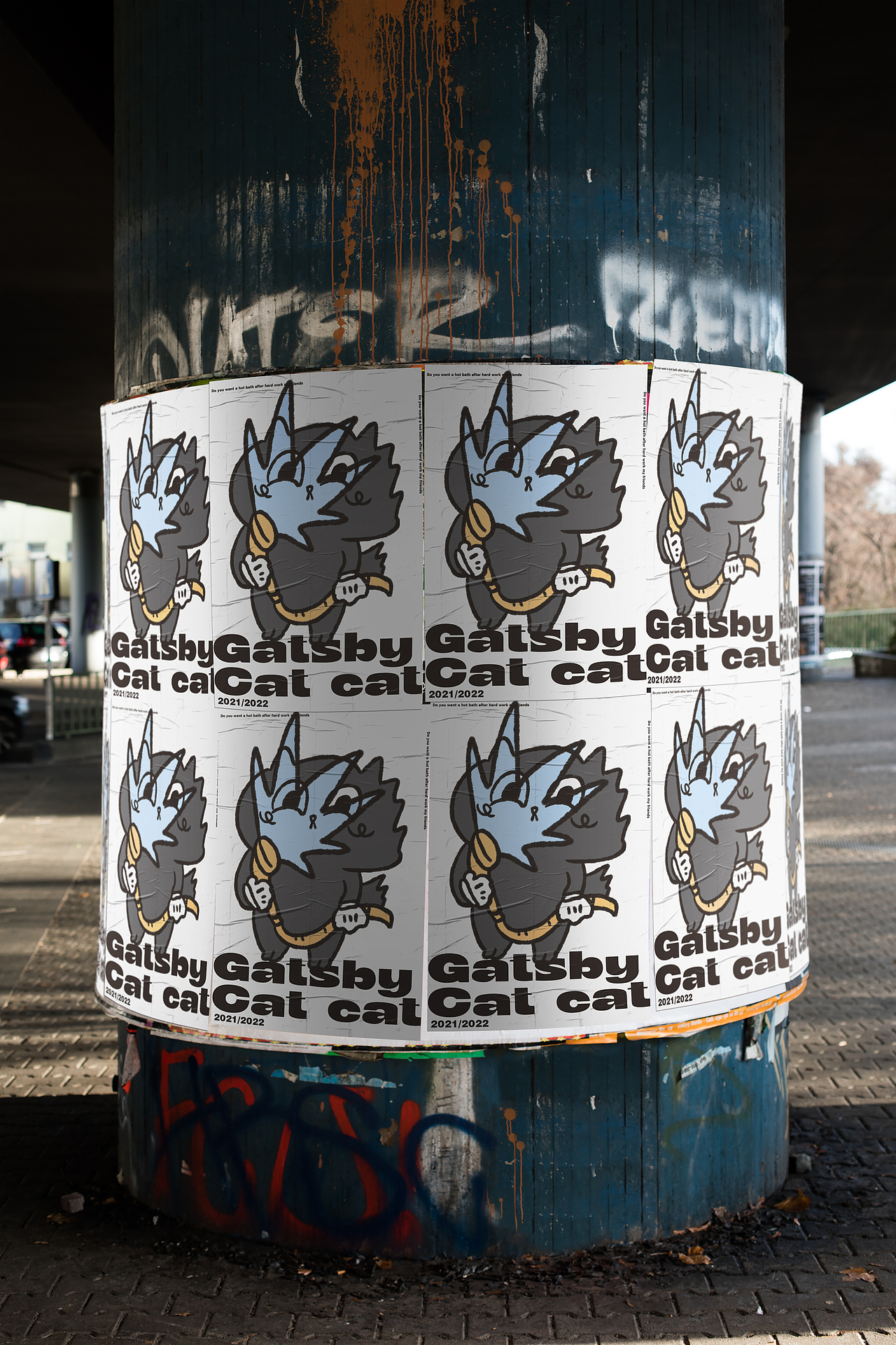 2022新年/虎年IP设计-盖茨比猫Gatsby Cat（图ZMjc4NjExMzQ0） - IP形象 - 站酷设计师一只奶原创素材 - 站酷ZCOOL