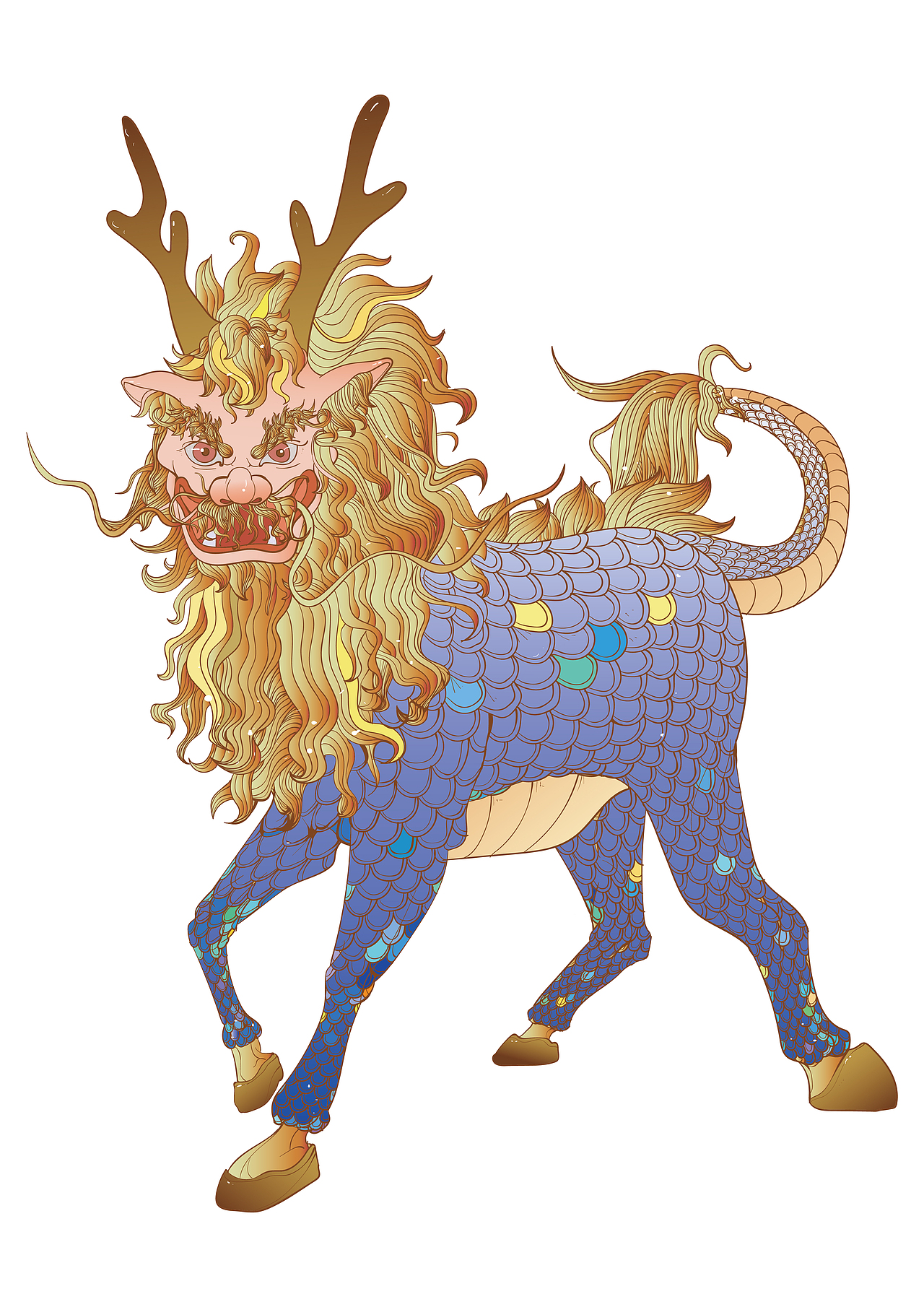 五神青龙白虎朱雀玄武麒麟