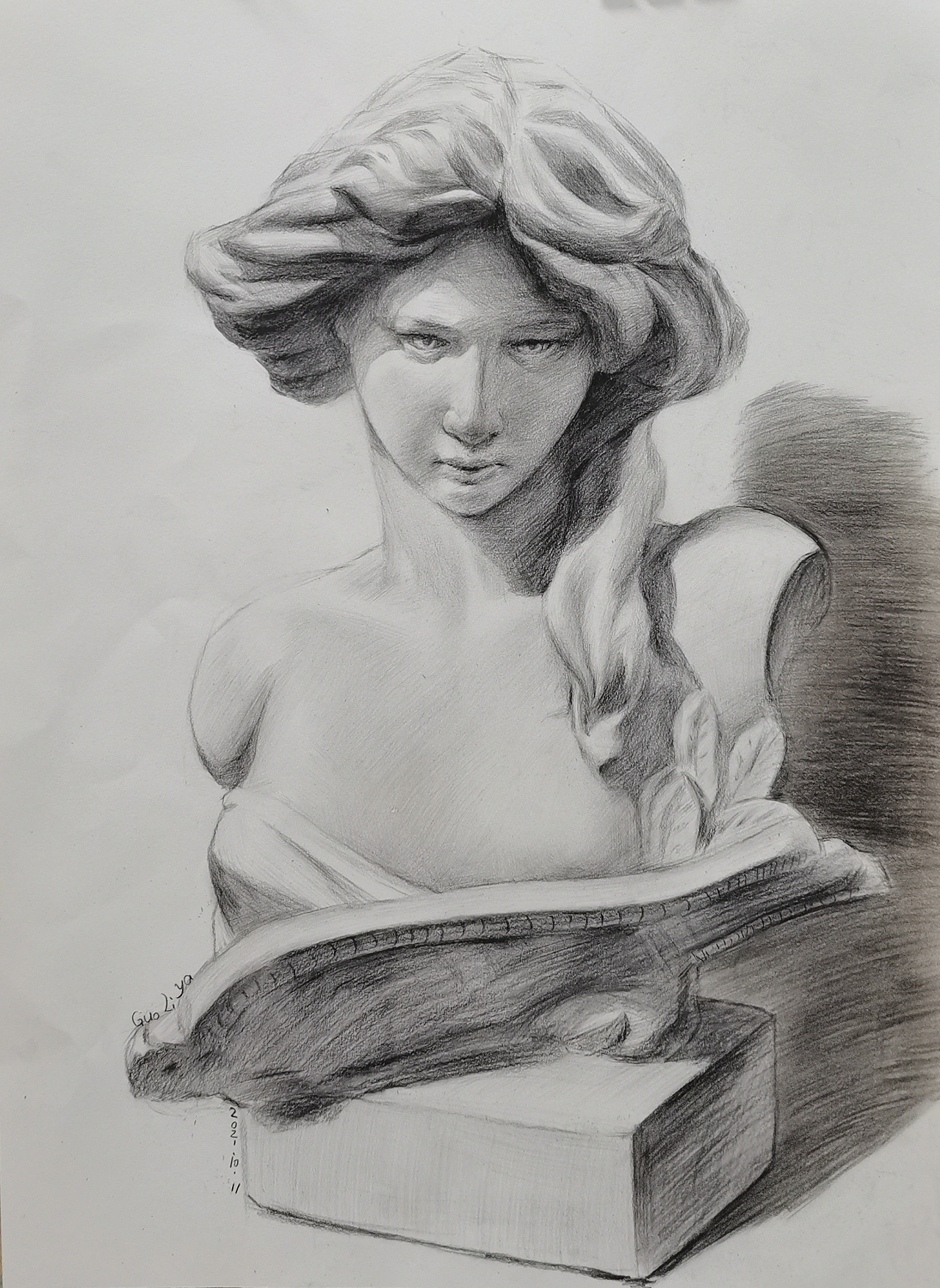 琴女|纯艺术|绘画|原来是大宝啊 - 原创作品 - 站酷 (zcool)