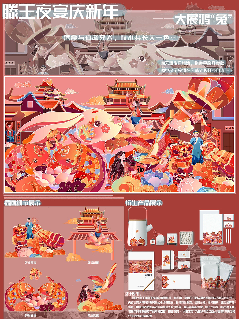 2023兔年插画设计（图ZMzI0NTg4MTA0） - 商业插画 - 站酷设计师 原创素材 - 站酷ZCOOL