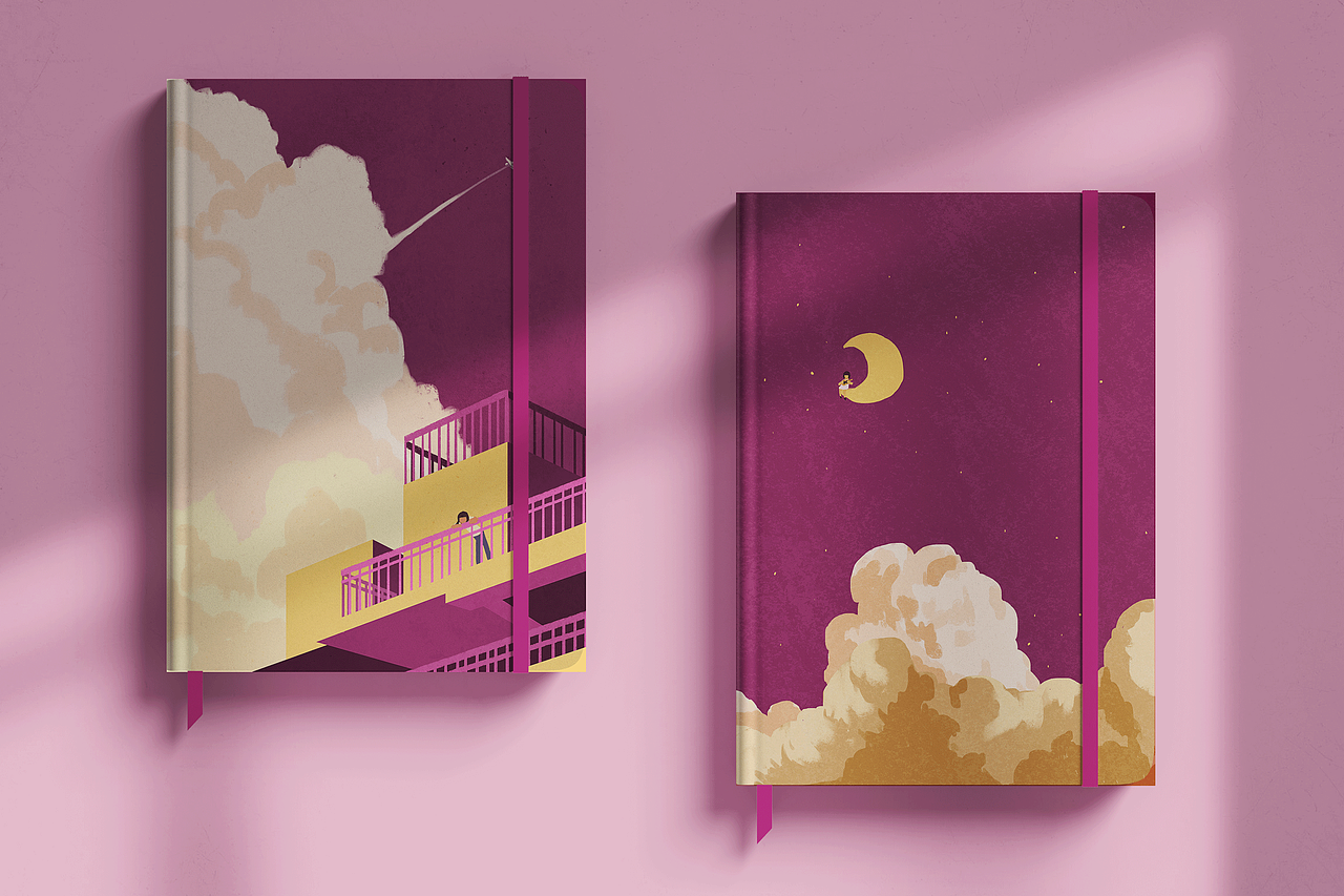 插画｜光影构图插画文创设计（图ZMjg2MzI0NzM2） - 商业插画 - 站酷设计师卷毛的卷仔原创素材 - 站酷ZCOOL