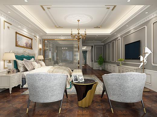 法式別墅（個(gè)人主頁(yè)-ZMzc2NTA2ODA=） - 家裝設(shè)計(jì) - 站酷設(shè)計(jì)師貓會(huì)說話原創(chuàng)素材 - 站酷ZCOOL