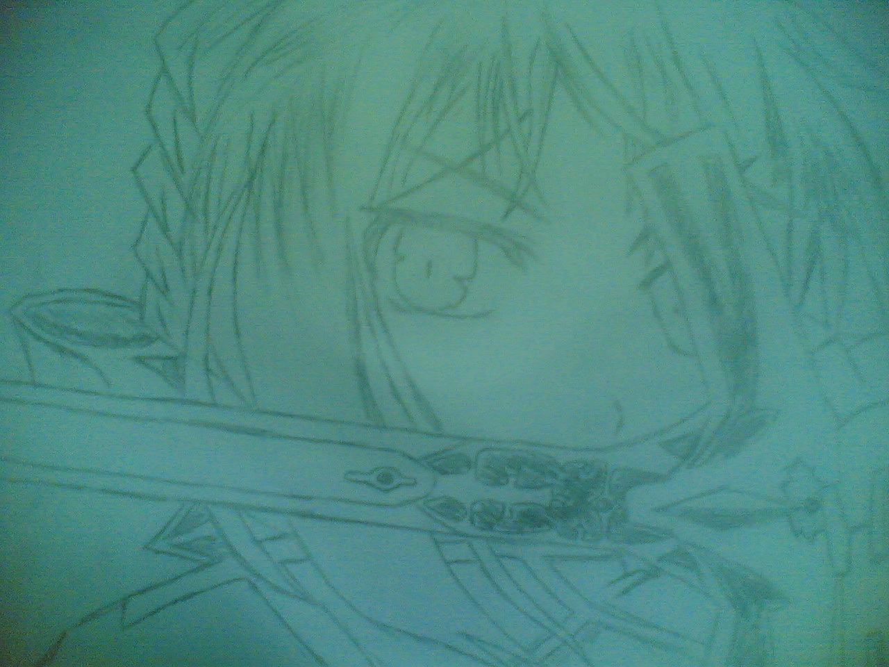 闲着蛋疼画画...象小朋友画的......武器???人物??