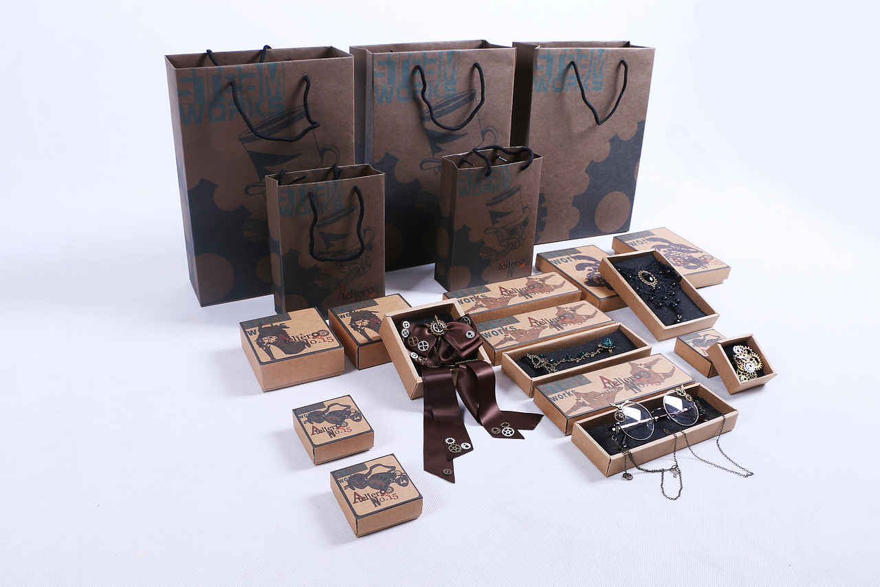 Atelier no.15蒸汽朋克饰品包装（图ZODIxMjYyNTI=） - 包装 - 站酷设计师ARania原创素材 - 站酷ZCOOL