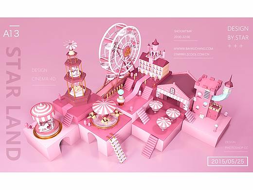 C4D小場景練習(xí)（個(gè)人主頁-ZMzYyNjY2NzY=） - 場景 - 站酷設(shè)計(jì)師橘子不是唯一水果原創(chuàng)素材 - 站酷ZCOOL